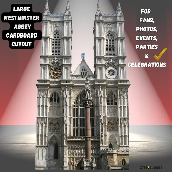 Star Cutouts Pappaufsteller von Westminster Abbey, Westminster Abbey