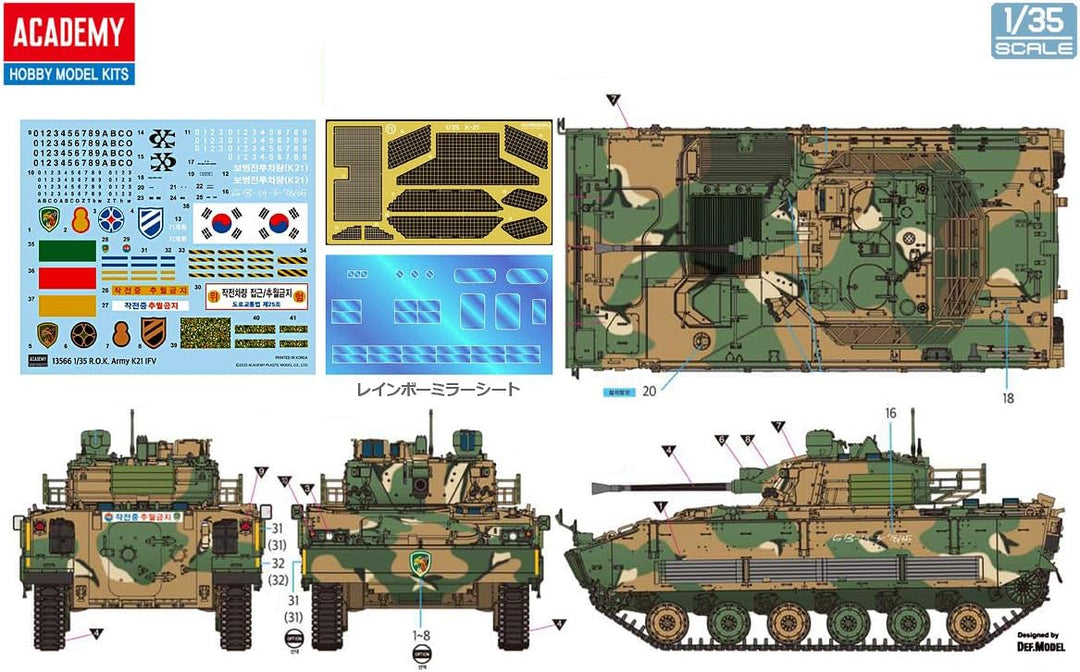 Academy 493566-1/35 K21 IFV - Massstab 1:35