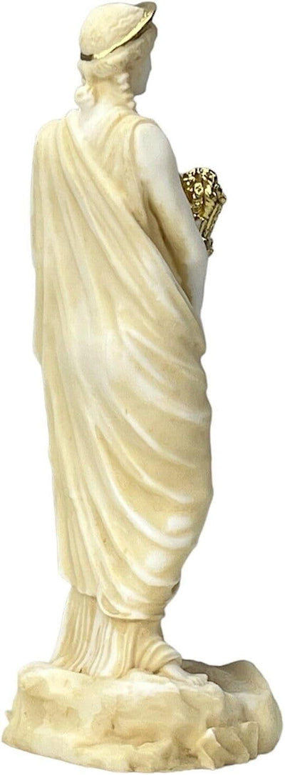 Demeter Ceres Göttin Mutter der Natur Griechische Statue Skulptur Figur Alter Farbe