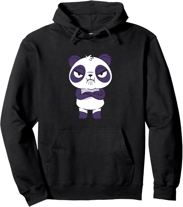 Wütender Pandabär ist nicht glücklich Pullover Hoodie