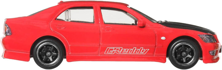 Hot Wheels Die-Cast-Spielzeugautos im Massstab 1:64, Set mit 6 japanischen Fahrzeugen mit hochwertig