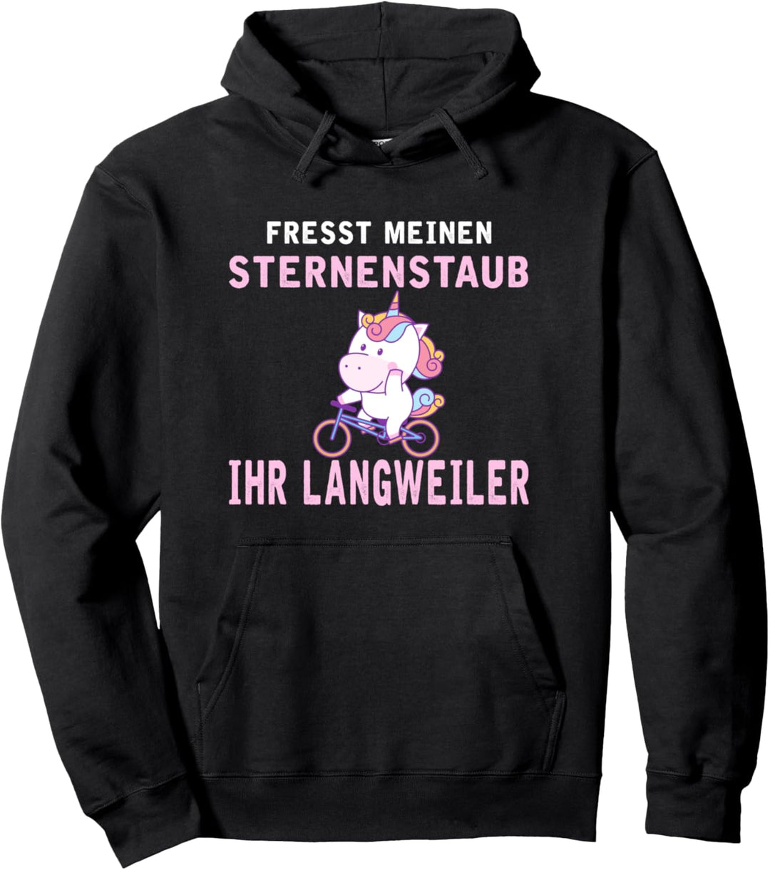 Fresst meinen Sternenstaub ihr Langweiler Fahrrad Pullover Hoodie