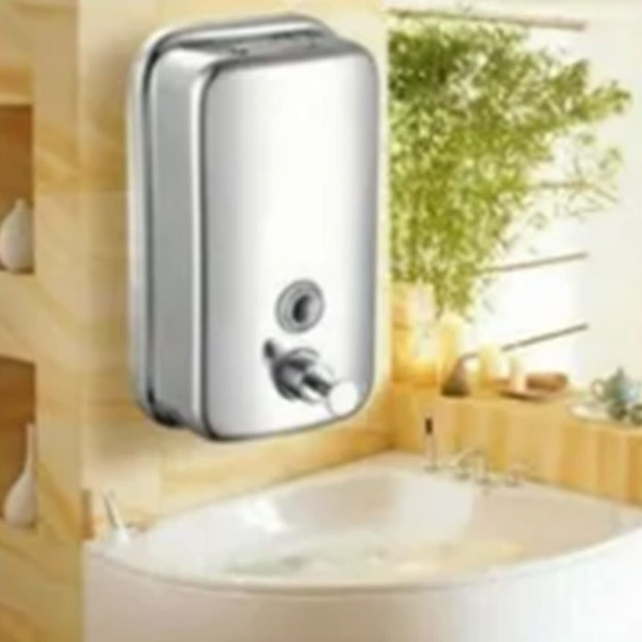 Seifenspender Zur Wandmontage, Edelstahl, 800 Ml Fassungsvermögen, Ideal für den Privaten und Gewerb
