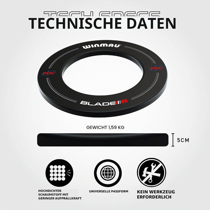 WINMAU Pro-Line Dartscheibe Surround PDC, PDC