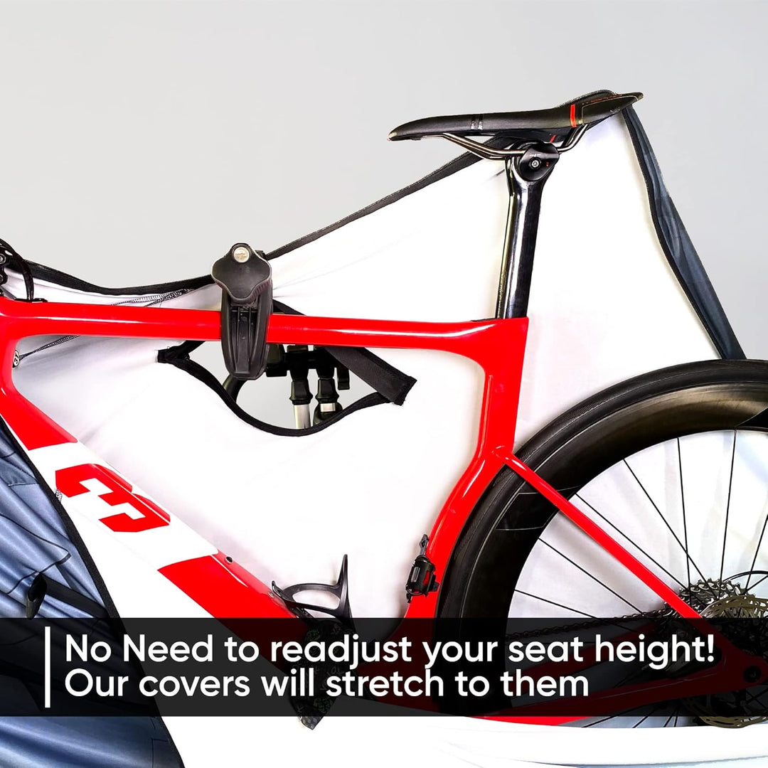 VELOSOCK Vollständige Fahrradabdeckung SHARD/MTB für Indoor-Lagerung und Transport - Hält Böden, Wän