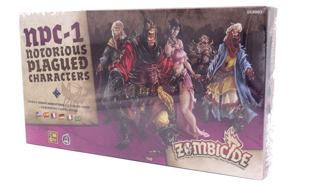 Zombicide Black Plague: N.P.C. #1 Asmodee Brettspiel Brettspiel Figurenset