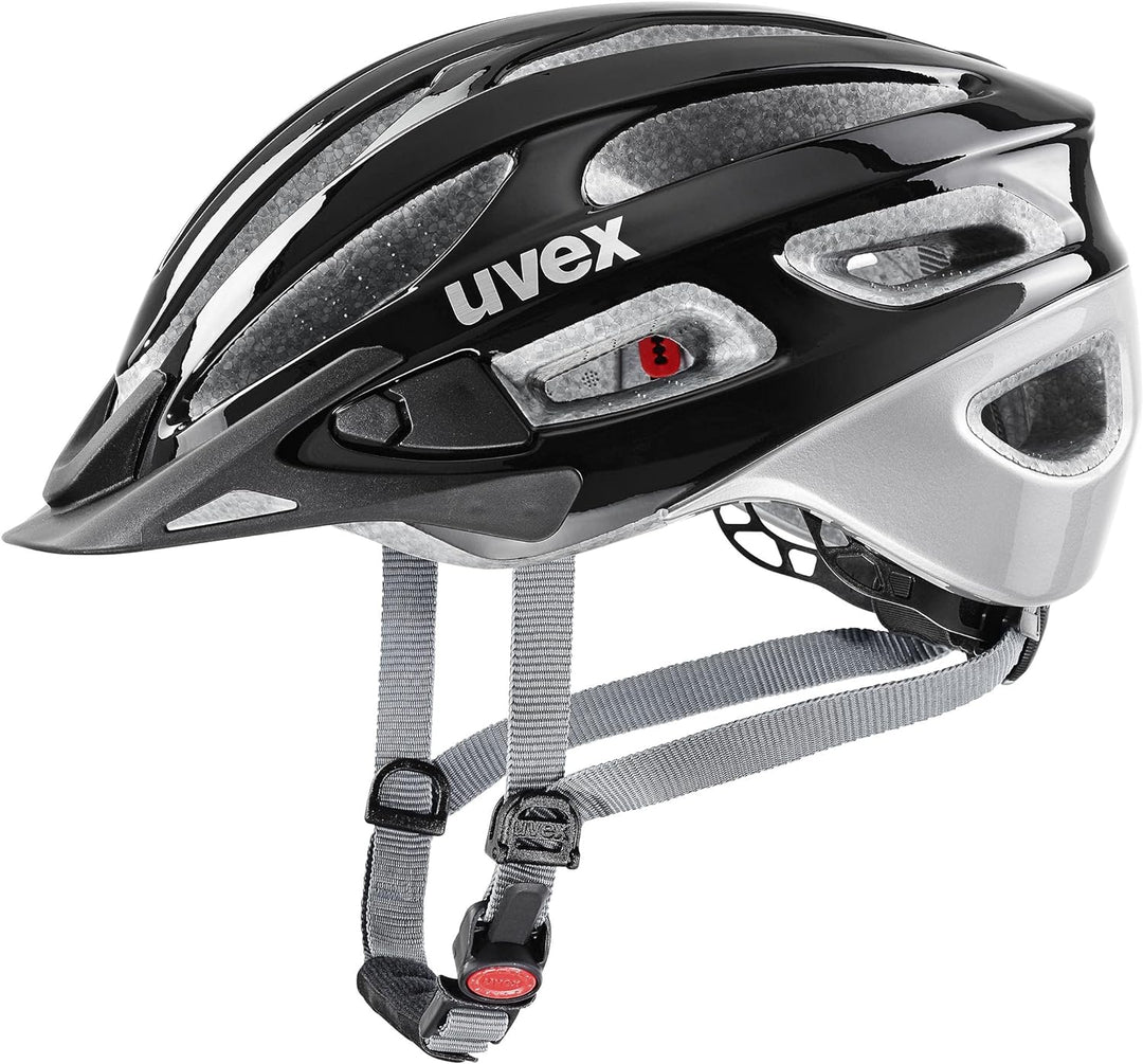 UVEX Fahrradhelm UVEX True Gr. 52-58 cm, Black Silver 55-58 cm, 55-58 cm