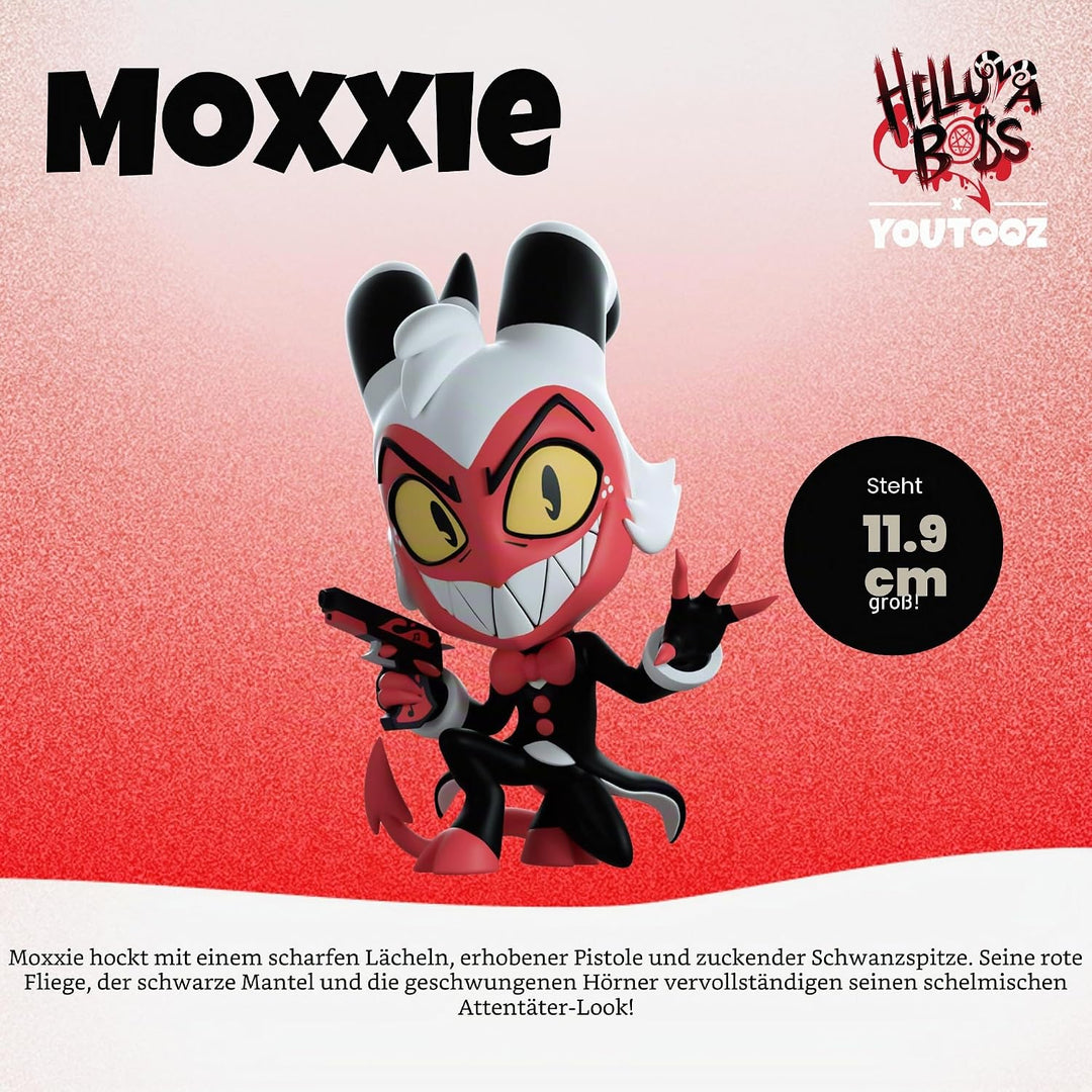 Youtooz Helluva Boss: Moxxie Moxie Figur, Schwarz