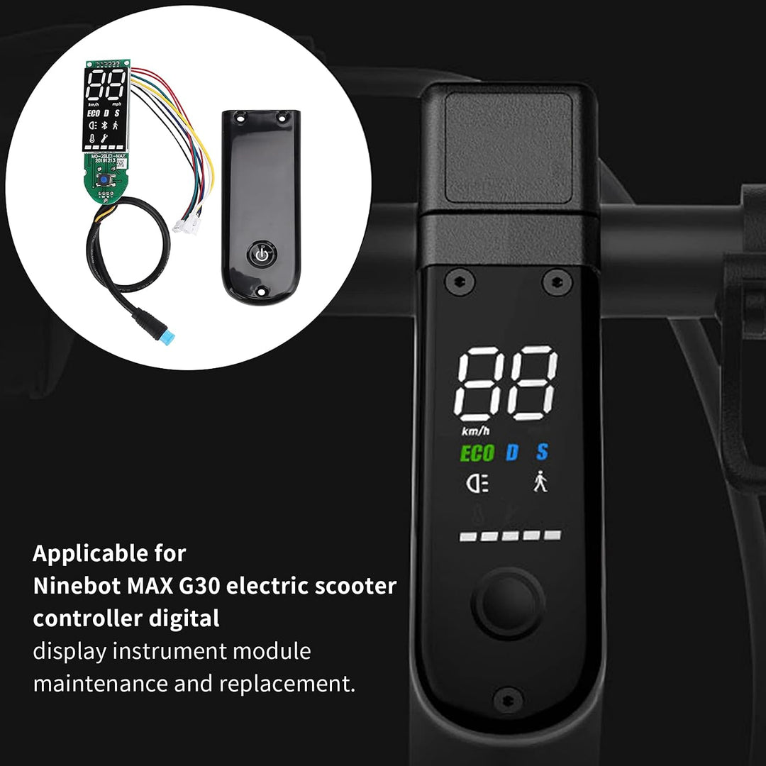KIMISS Elektroroller BT, Armaturenbrett mit Display Panel G30d Display Digital 2 Cover für G30