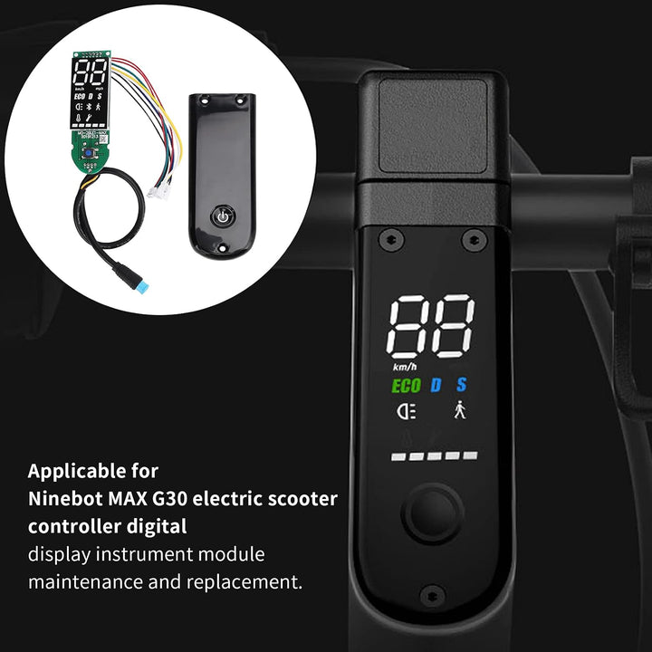 KIMISS Elektroroller BT, Armaturenbrett mit Display Panel G30d Display Digital 2 Cover für G30