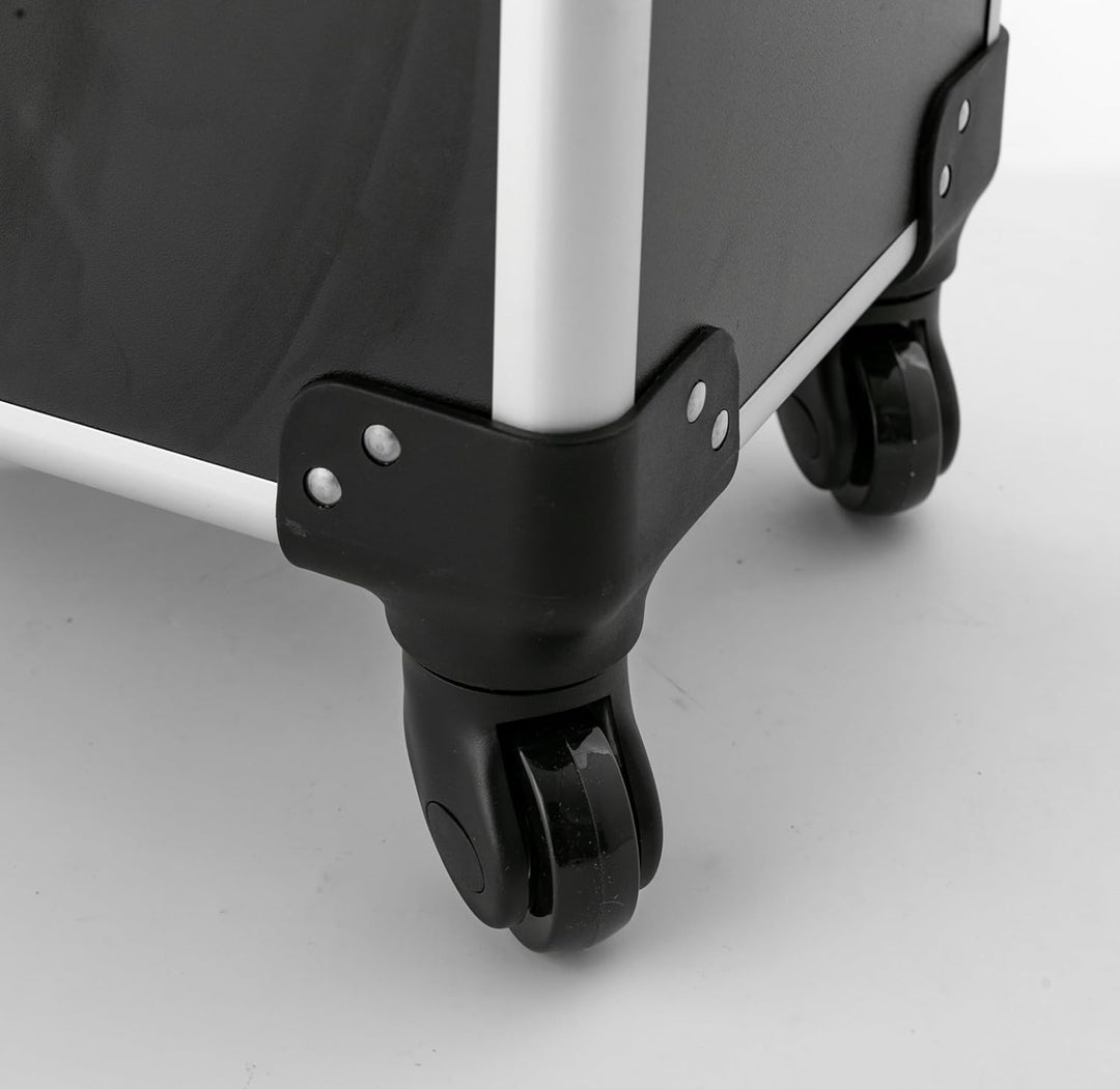 Kosmetikkoffer Trolley, 34 * 24 * 41cm Reisen Friseurkoffer Gross Schminkkoffer für Visagisten, Hair