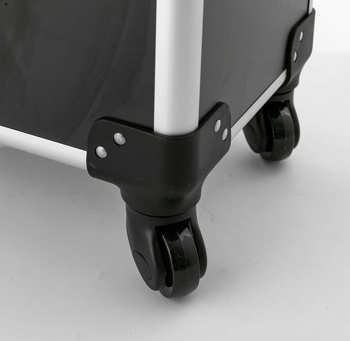 Kosmetikkoffer Trolley, 34 * 24 * 41cm Reisen Friseurkoffer Gross Schminkkoffer für Visagisten, Hair