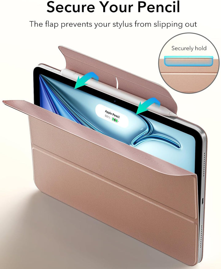 ESR für iPad Air 11 Zoll 2026 Hülle M4/M3/M2, iPad Air 5/4 Hülle (2025/2024/2022/2020) Starke Magnet