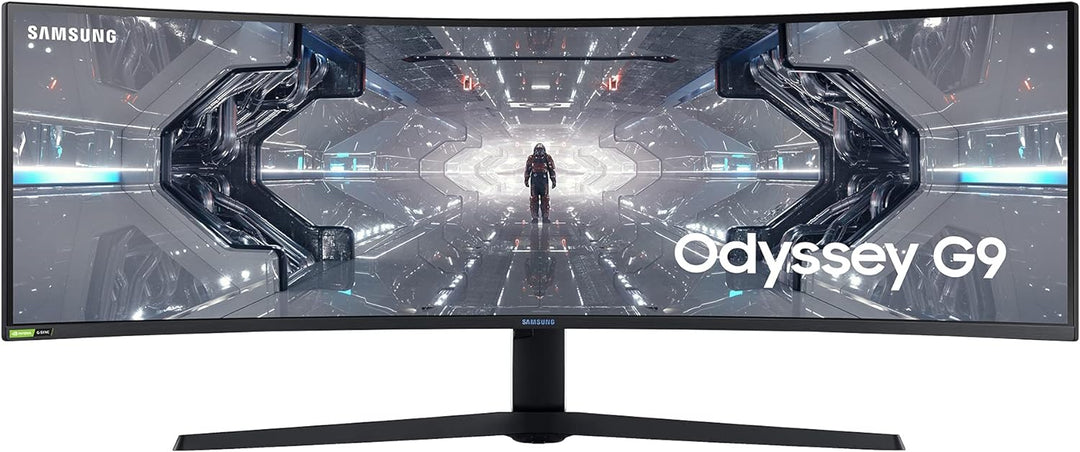 Samsung Odyssey G9 Curved Gaming Monitor C49G94TSSP, 49 Zoll, VA-Panel, QLED, DQHD-Auflösung, AMD Fr