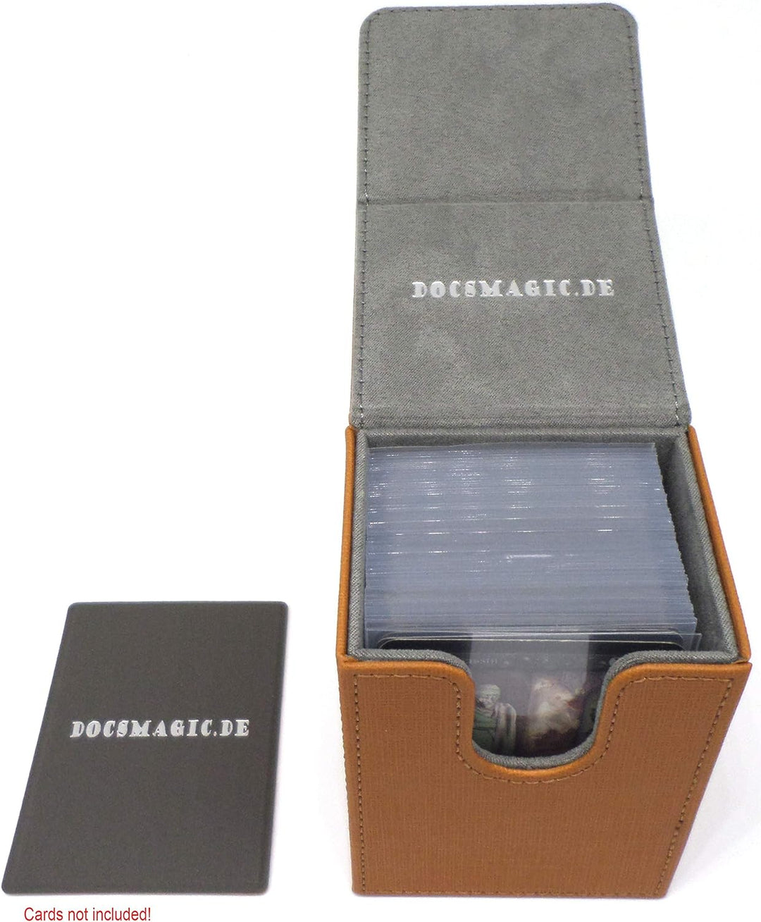 docsmagic.de Premium Magnetic Tray Long Box Gold Small + 2 Flip Boxes - Gold Small + 2 Flip Boxes Go