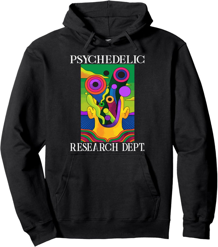 Psychedelic Research Department Funny Pullover Hoodie