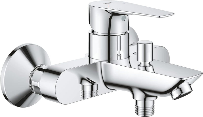 GROHE StartEdge - Einhand- Wannenarmatur (mit Temperaturbegrenzer, variable Mengenbegrenzung, automa