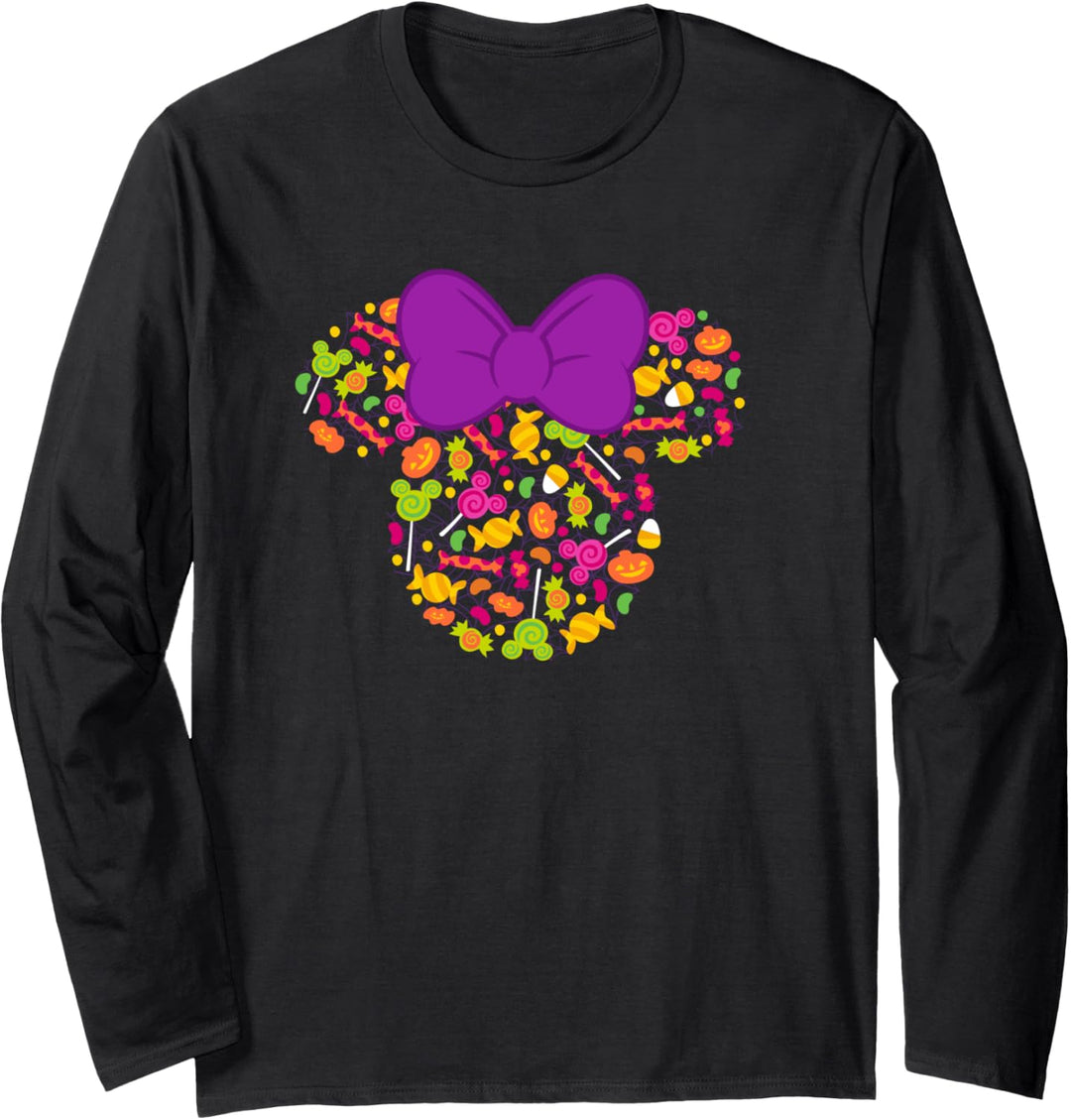 Disney Minnie Mouse Icon Candy Halloween Langarmshirt