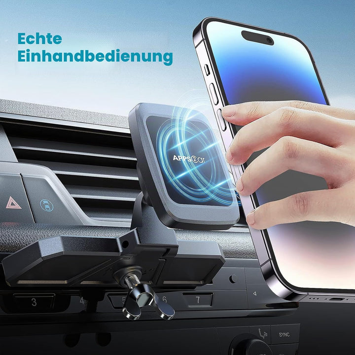 APPS2Car Magnetischer Universal-CD-Telefonhalter Auto, CD-Telefonhalter mit CD-Schlitz,Handyhalter C