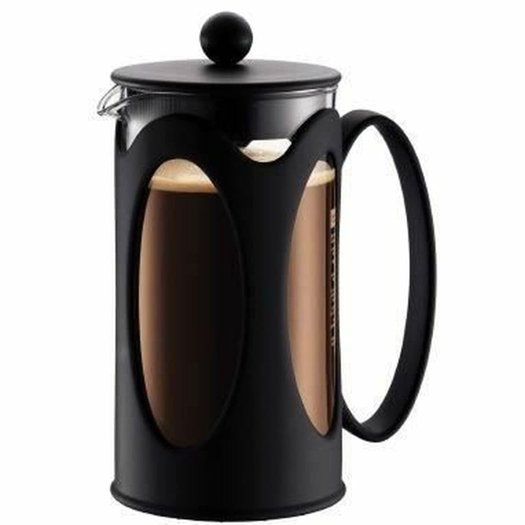 Bodum kenya Kaffeebereiter (French Press System, Permanent Edelstahl-Filter, 1,0 liters) schwarz 8 C