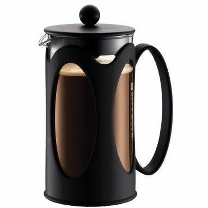 Bodum kenya Kaffeebereiter (French Press System, Permanent Edelstahl-Filter, 1,0 liters) schwarz 8 C