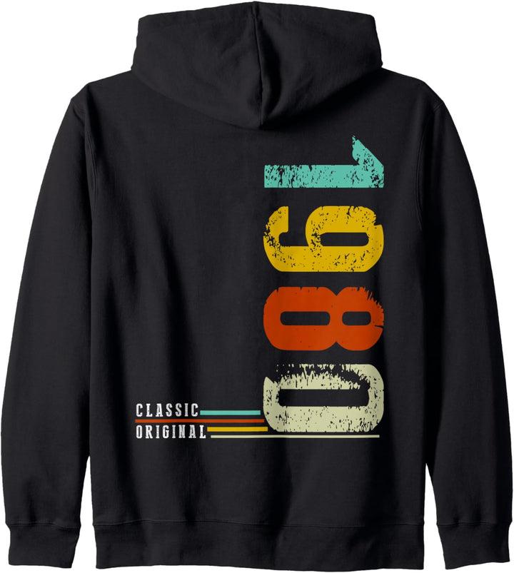 Geburtstag, Classic of 1980 Original Kapuzenjacke