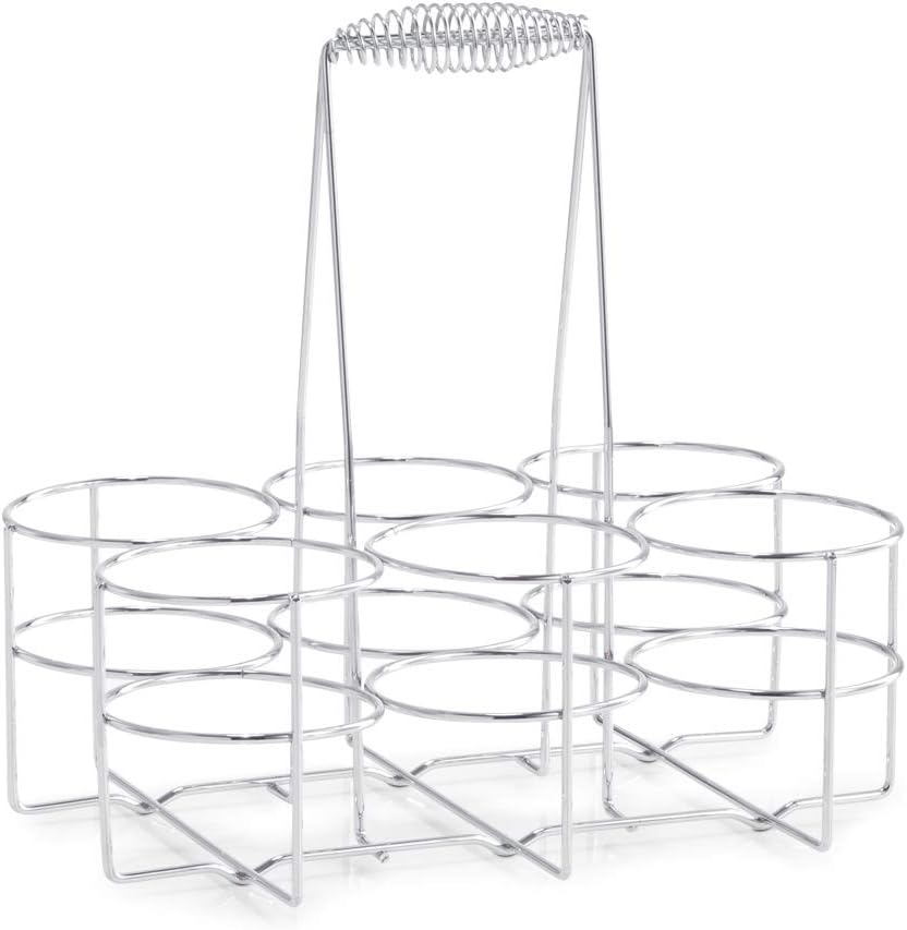 Zeller Flaschenhalter für 6 Flaschen, Chrom 32x22x31