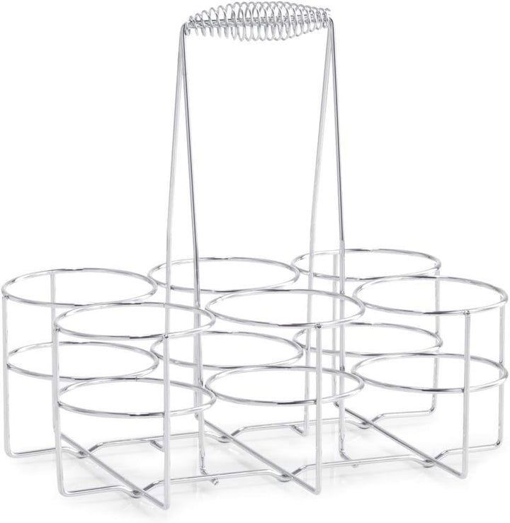 Zeller Flaschenhalter für 6 Flaschen, Chrom 32x22x31