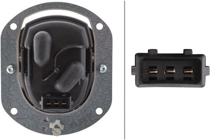 HELLA - FF-Nebelscheinwerfer - 90mm Essential - 24V - rund - Einbau - glasklare Streuscheibe - Licht