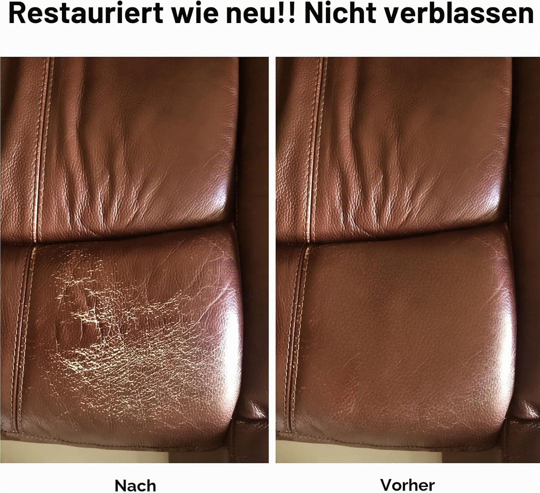 Leder Reparatur Set Schwarz, Lederpflege Für Ledercouch, Für Vinyl Möbel, Sofa, Autositze, Schuhe Fü