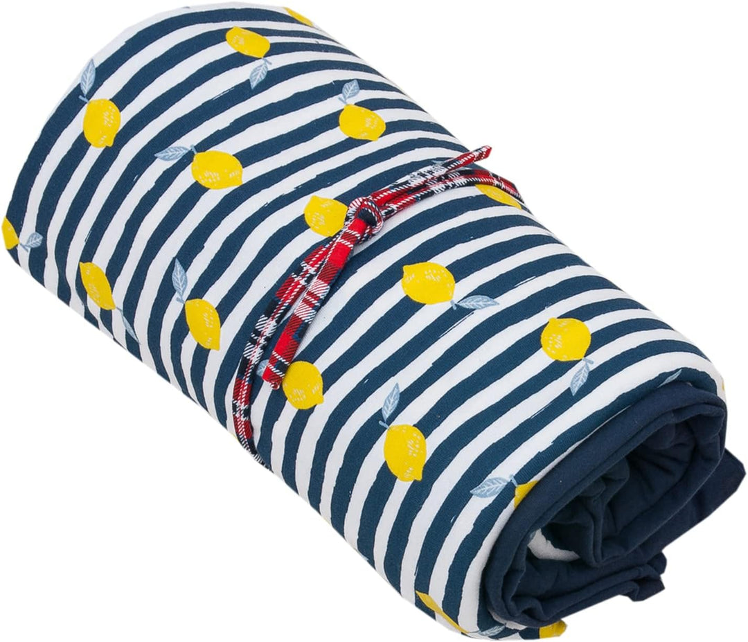 1buy3 Duo-Set Jersey Stoff Gemustert zum nähen | 92% Baumwolle, 8% Elasthan | Kinderstoff | Baumwoll