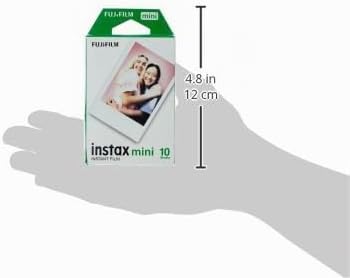 Fuji 96090 Instax Mini Sofortbildfilm, 10 Blatt, 5 Stück, Weiss