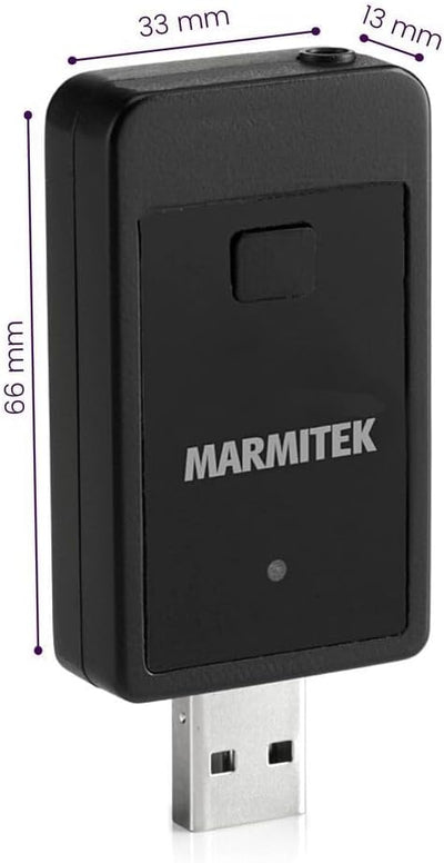 Marmitek BoomBoom 50 Bluetooth® Musik-Sender Bluetooth Version: 3.0 +EDR 30m USB Einspeisung, USB Ei