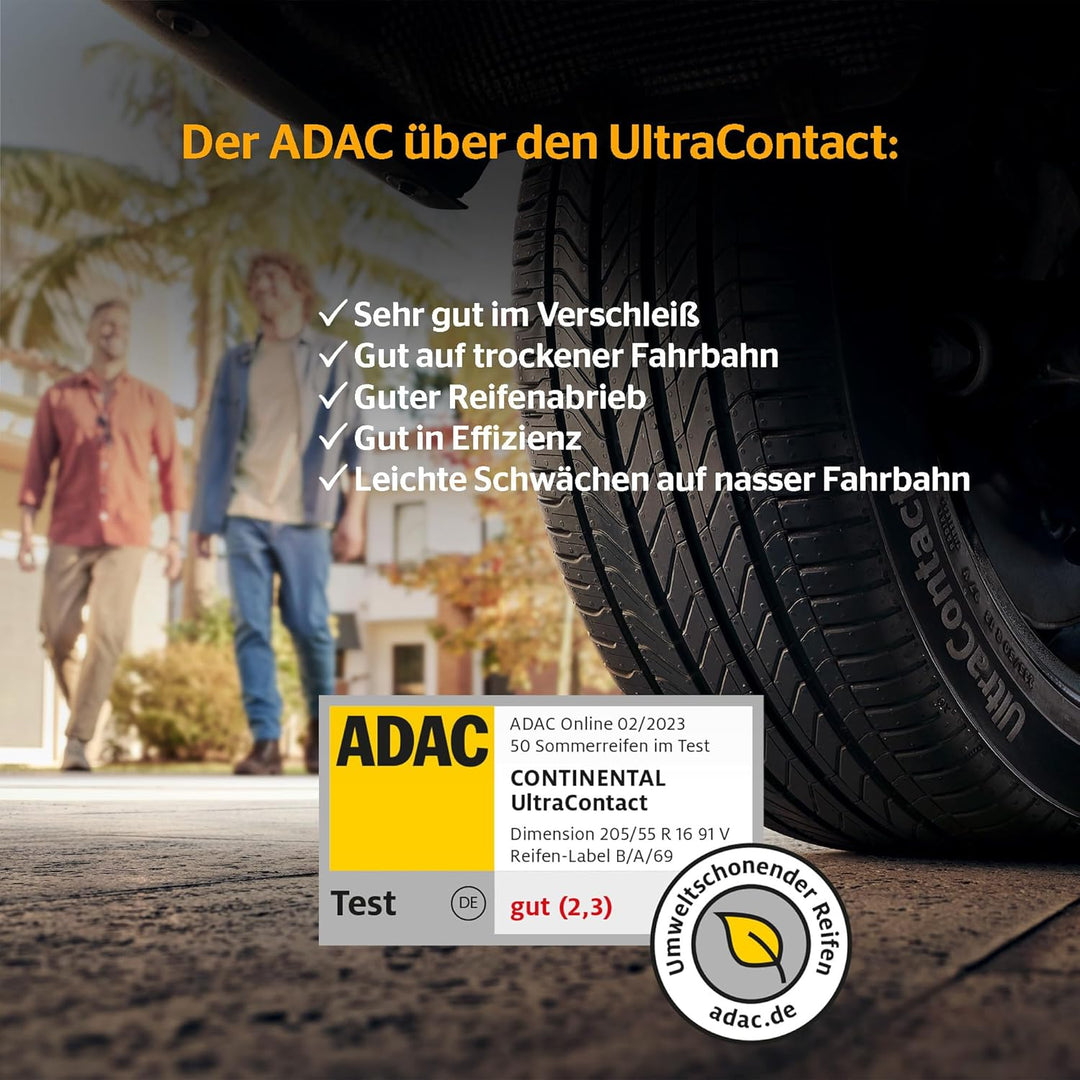 CONTINENTAL UltraContact FR XL - 235/40 R18 95Y - A/B/70dB - Sommerreifen (PKW/SUV) 235/40 R 18 - 09