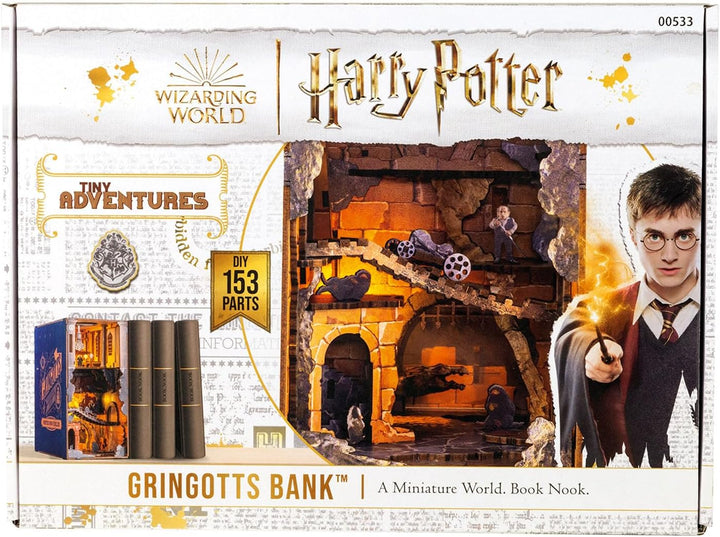 Revell Modellbausatz Tiny Adventures, Gringotts Bank Harry Potter, 3D Miniaturhaus, DIY Book Nook Ho