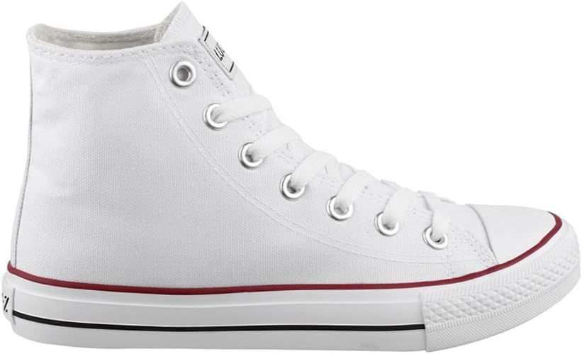 Elara Unisex Kult Sneaker 47 EU Weiss Houston, 47 EU Weiss Houston