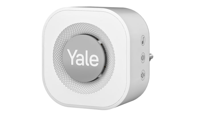 Yale - Türklingel-Gong - SV-VDBCH-1A-W - Innen-Klingel - Wählbare Klingeltöne - Plug-in-Installation
