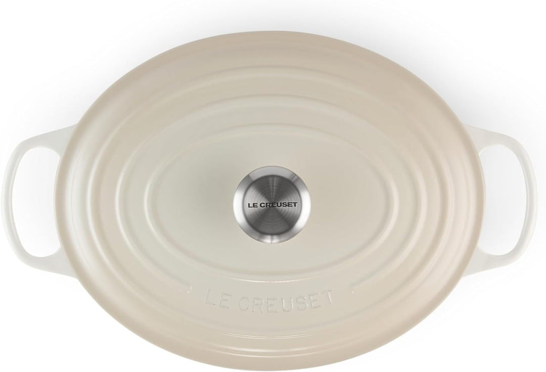 Le Creuset Signature Gusseisen-Bräter mit Deckel, Ø 31 cm, Oval, Für alle Herdarten und Induktion ge