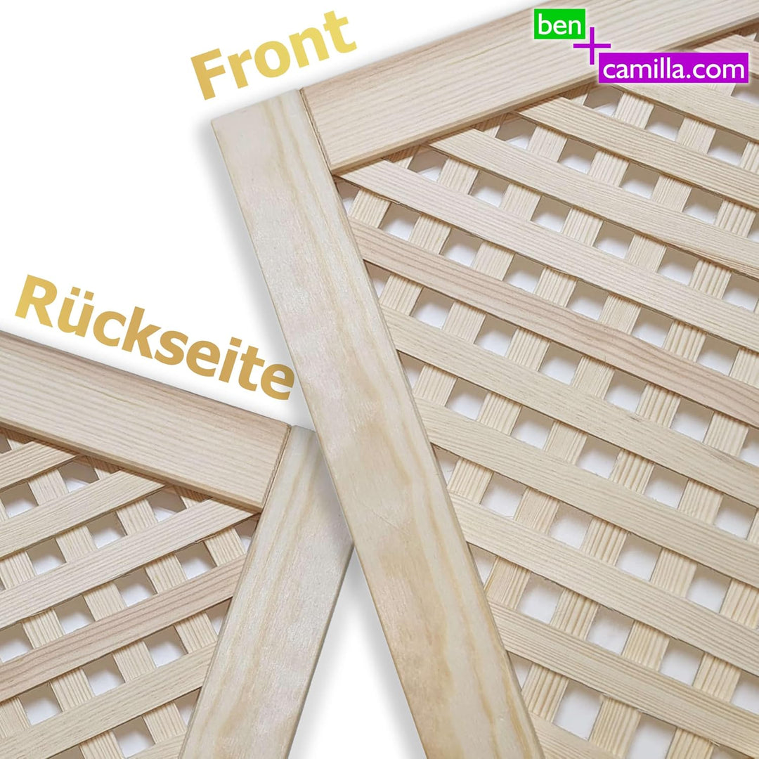Gittertür 69 x 59,4 cm | Hochwertige Kiefer Massivholztüren - unbehandelt für Schrank- &amp; Möbelbau od