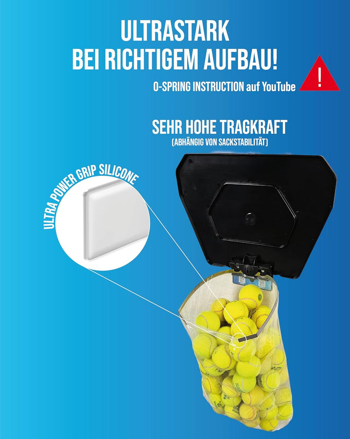 Holder Lock PRO M mit Deckel und Säcke für noch mehr Halt bis ca.20l/(35l), Sack Ständer, Sackhalter