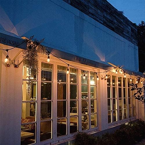Svater LED Lichterkette Aussen,S14 30M lichterkette Glühbirnen Wasserdicht IP65 mit 30+2 E27 150lm 2