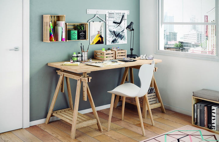 Staffelei, höhenverstellbar mca2016001, Braun, M258296 - 70 x 45 x 70 cm