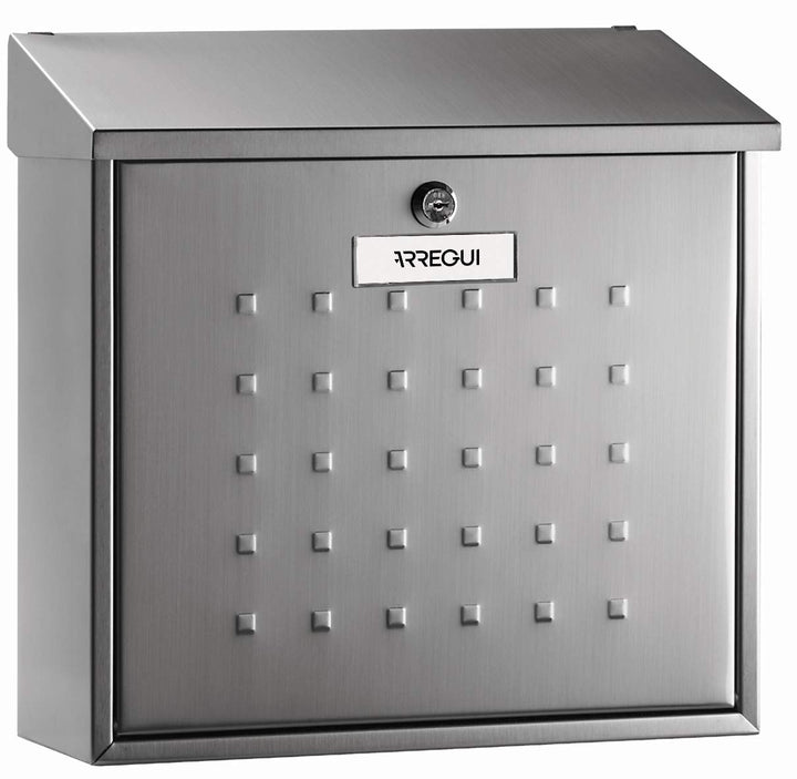 ARREGUI Maxi Premium Briefkasten, für Aussenbereich, Edelstahl, 37 x 37 x 12 cm (M255638)