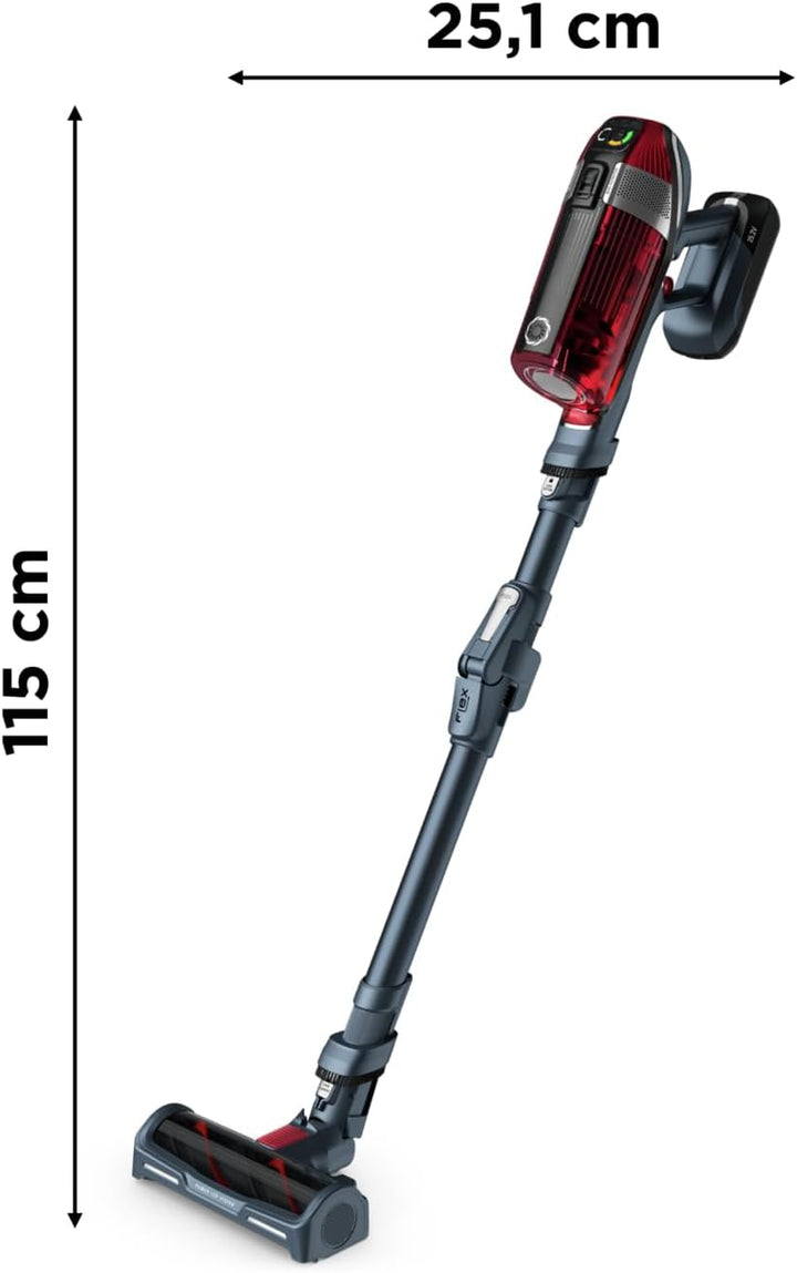 Rowenta X-FORCE FLEX 11.60 Animal RH9878 |Akku& Handstaubsauger|Hohe Saugleistung|45 Min Laufzeit|Sm