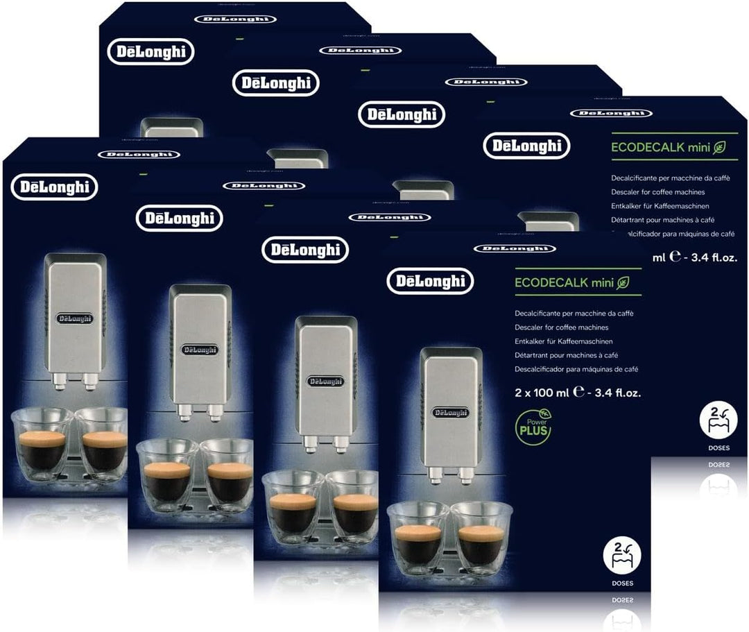 8x Delonghi Entkalker Eco Dekalk mini 200ml für Kaffee Espresso Vollautomaten