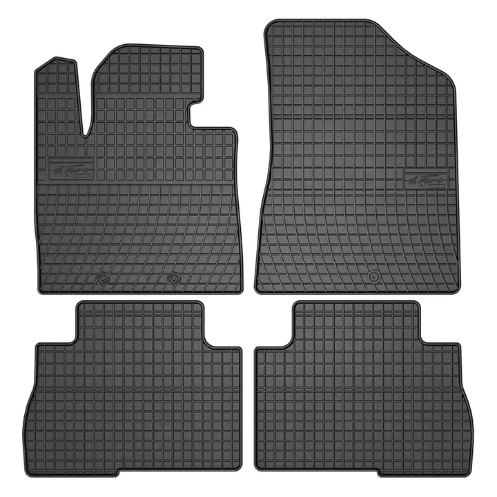 FROGUM EL Toro Gummimatten Ganzjähriges-Set von Autofussmatte Auto Fussmatten für Kia Sorento II 201