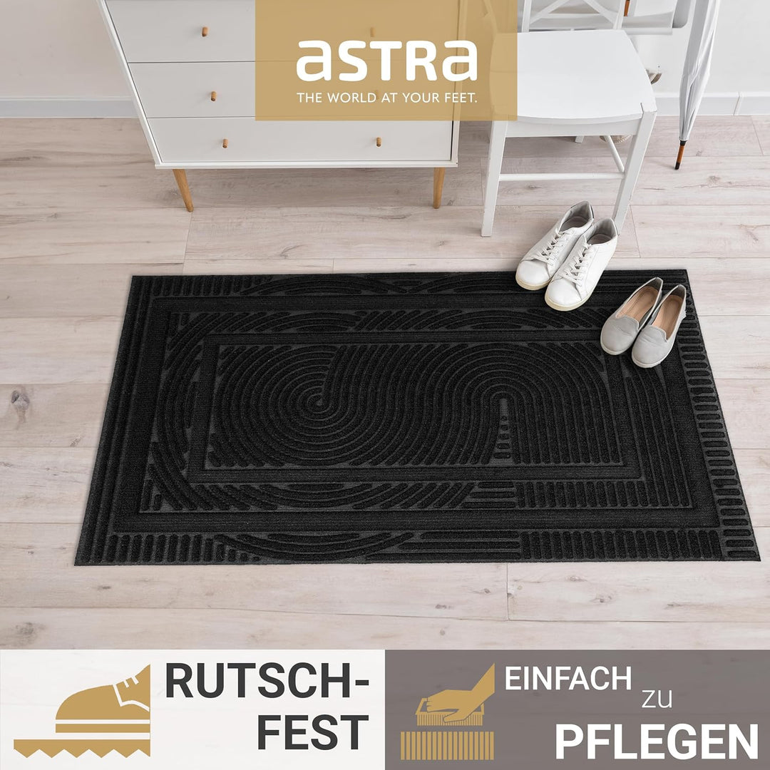 Astra Fussmatte aussen rutschfest - Schmutzfangmatte wetterfest - Outdoor Türmatte schmutzabweisend