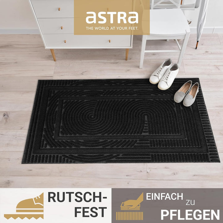 Astra Fussmatte aussen rutschfest - Schmutzfangmatte wetterfest - Outdoor Türmatte schmutzabweisend