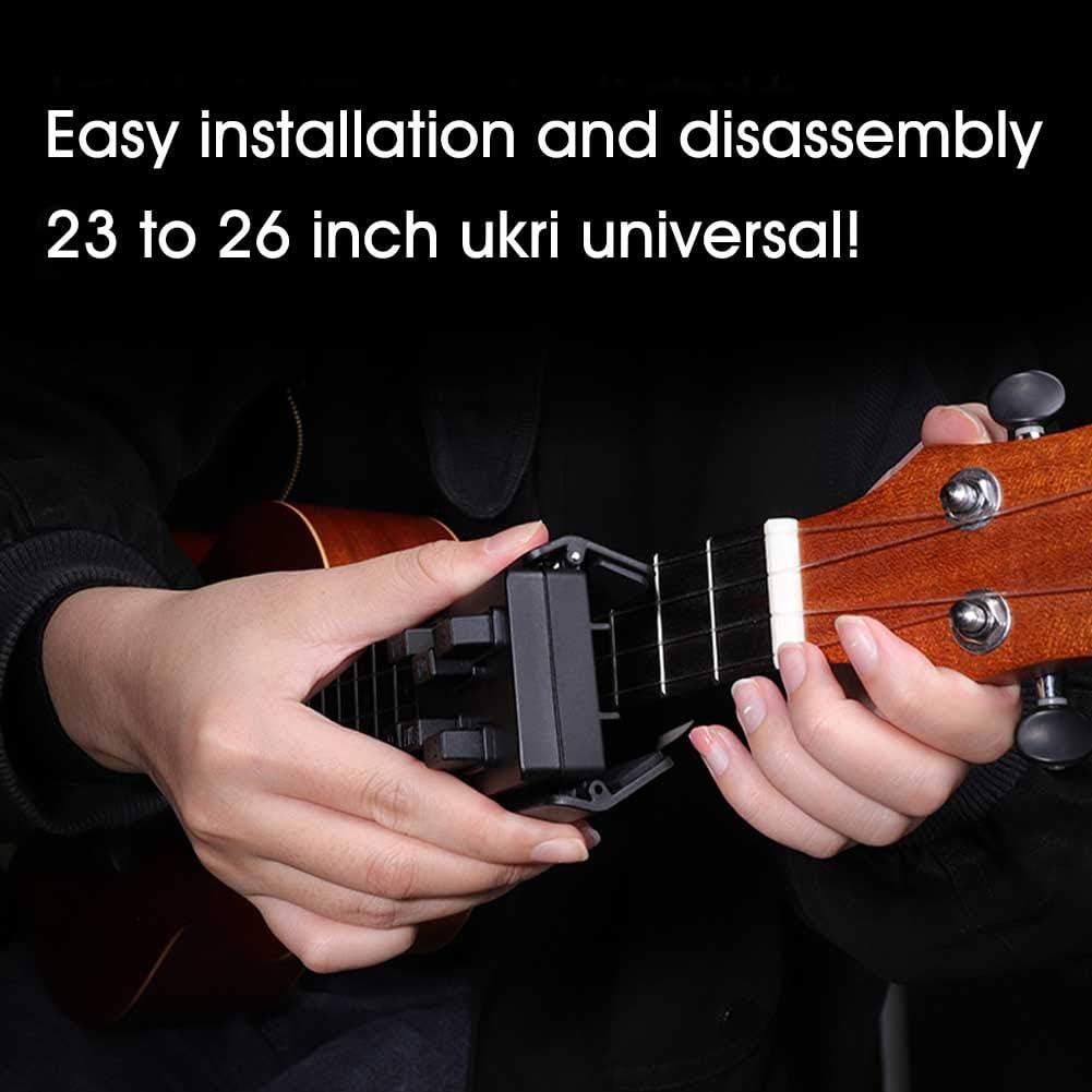 YUOKI99 Ukulelen-Akkord-Trainer, universelles Musik-Lernsystem, tragbar, ergonomisches Design, Lehra