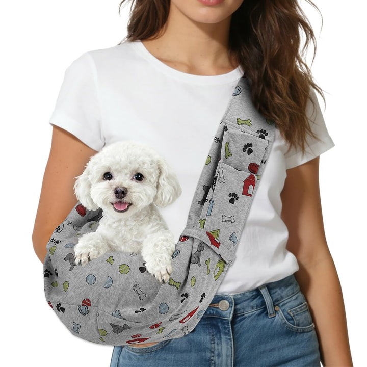 QUARKZMAN Hundetrage Für Kleine Hunde Und Katzen Bis Zu 16.5 Lbs Verstellbare Schnalle Mit Tasche Ha